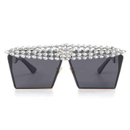 Luxury Square Diamond Sunglasses Women - BossBabe401